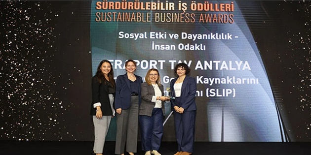 Antalya Havalimanı’na Genişleme Projesi kapsamında Ödül Verildi